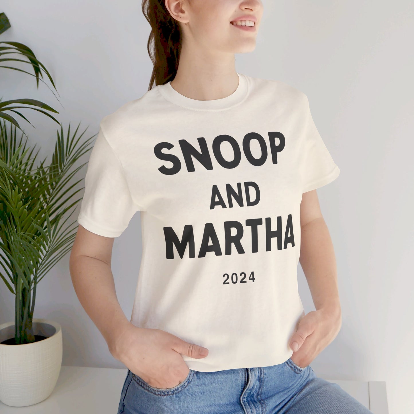 Snoop & Martha Natural Tee